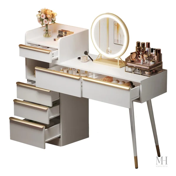 Meuble coiffeuse fonctionnel et design épuré