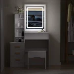 Miroir Coiffeuse design avec fonction d'éclairage ajustable