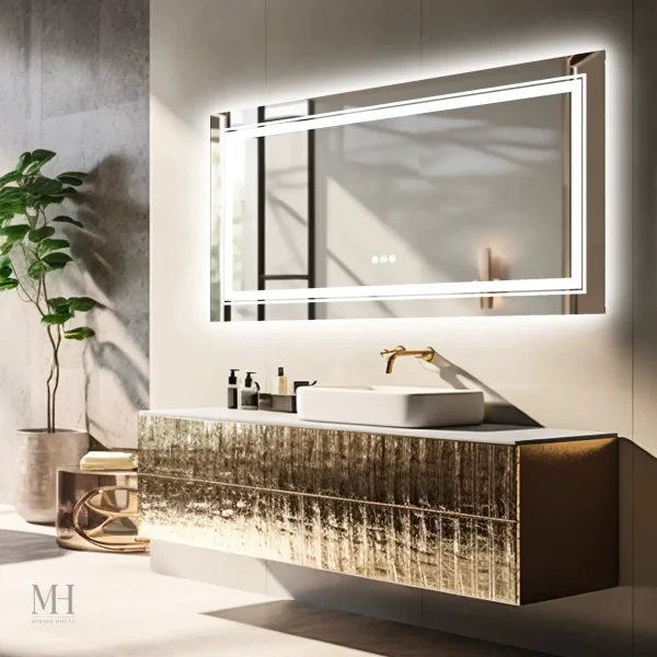 Miroir LED 120x60 pour un éclairage optimal