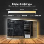 Miroir 140x70 pour décoration intérieure