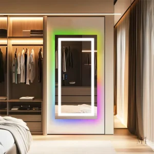 Miroir lumineux 160x80 avec fonctionnalité Bluetooth
