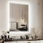 Miroir salle de bain avec éclairage doux