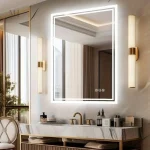Miroir 60x80 avec finition contemporaine