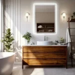 Miroir salle de bain LED pour ambiance chaleureuse
