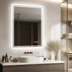 Miroir fonctionnel avec éclairage intégré