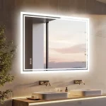 Miroir 60x80 au style épuré et fonctionnel