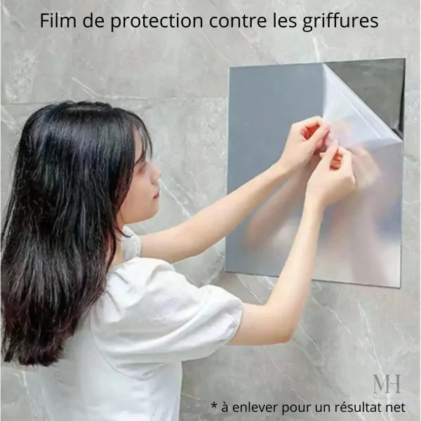 Solutions de décoration élégantes avec miroirs collants