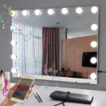 Miroir de maquillage éclairé pour un make-up impeccable