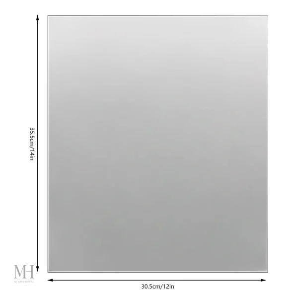 Kit de 16 Miroirs Acryliques Rectangulaires, 30x36 cm