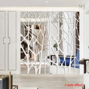 Miroir adhésif design élégant pour embellir votre espace