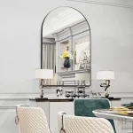 Grand miroir mural au design unique et audacieux