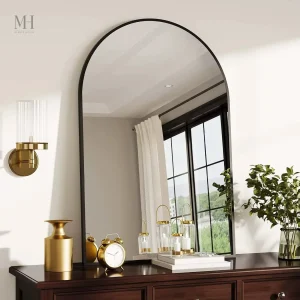 Miroir Arche Noir 65x95 cm