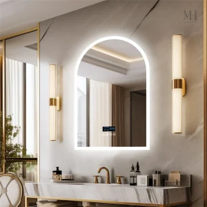 Miroir lumineux LED avec Bluetooth pour salle de bain