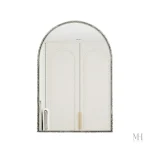 Miroir en Métal Martelé pour Une Décoration Chic