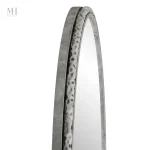 Miroir Rectangulaire Argenté pour Intérieur Moderne