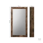 Armoire à bijoux murale blanche au design élégant