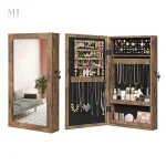 Rangement pratique pour bijoux avec miroir intégré