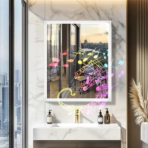 Élégant miroir armoire pour un espace raffiné