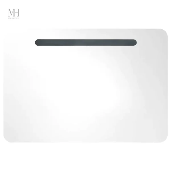 Armoire miroir 80 cm avec éclairage LED pour un espace optimisé