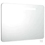 Miroir salle de bain avec éclairage LED et rangement efficace