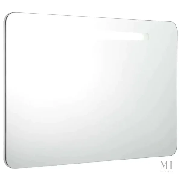Miroir salle de bain avec éclairage LED et rangement efficace