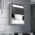 Miroir armoire salle de bain lumineux 50x60 cm