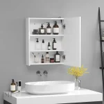 Miroir moderne avec éclairage intégré pour une utilisation quotidienne