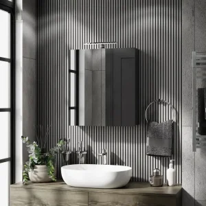 Miroir Armoire Salle de Bain Lumineux 60 cm