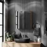 Miroir lumineux 60 cm pour salle de bain pratique