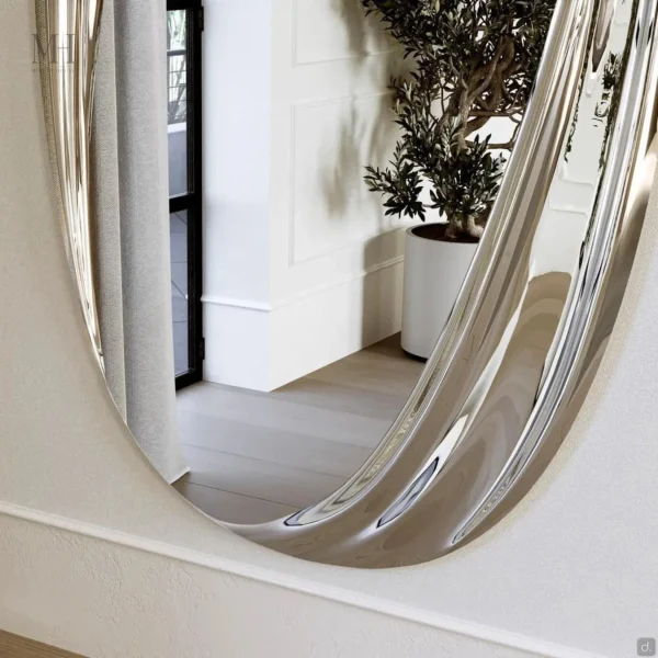 Miroir en verre élégant 100x190 cm pour décoration intérieure