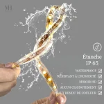 Miroir LED avec style contemporain et anti-buée