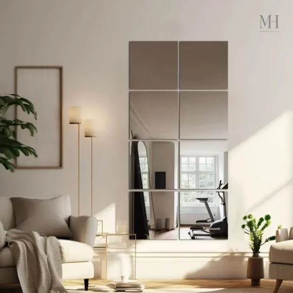 Lot de miroirs autocollants pour un effet design unique