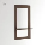 Grand miroir pratique avec rangement intégré pour la déco