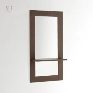 Grand miroir pratique avec rangement intégré pour la déco