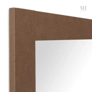 Miroir décoratif fonctionnel avec étagère pour un style moderne