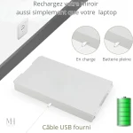 Miroir rechargeable pour une autonomie optimale