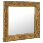 Miroir baroque doré pour une décoration raffinée