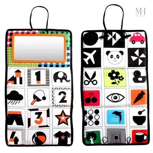 Accessoire d'éveil bébé en miroir Montessori