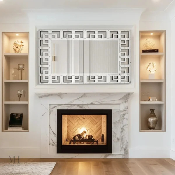 Miroir Rectangulaire au Style Intemporel