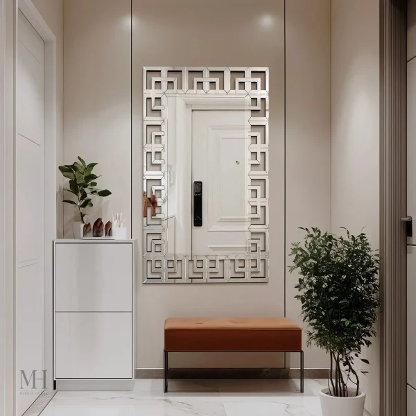 Miroir Mural au Fini Biseauté et Sophistiqué