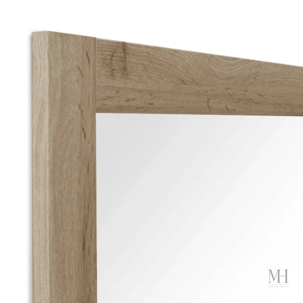 Miroir bois brut, idéal pour un décor contemporain