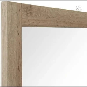 Miroir mural en bois, dimensions 160x60 cm
