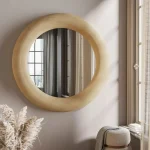 Miroir design en bois bambou, 152 cm d'originalité
