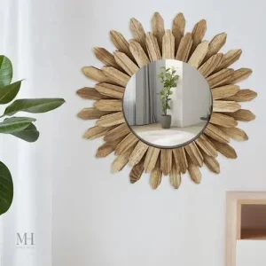 Accessoire décoratif rond en Bois Flotté