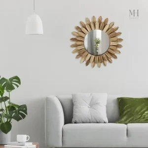 Miroir design en Bois pour une ambiance naturelle