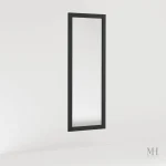 Grand Miroir en bois noir au design raffiné et contemporain