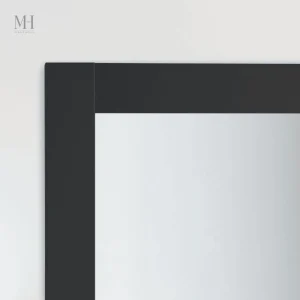 Miroir moderne en bois noir, ajout de classe à votre déco