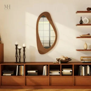 Miroir Bois Organique 45x91 cm