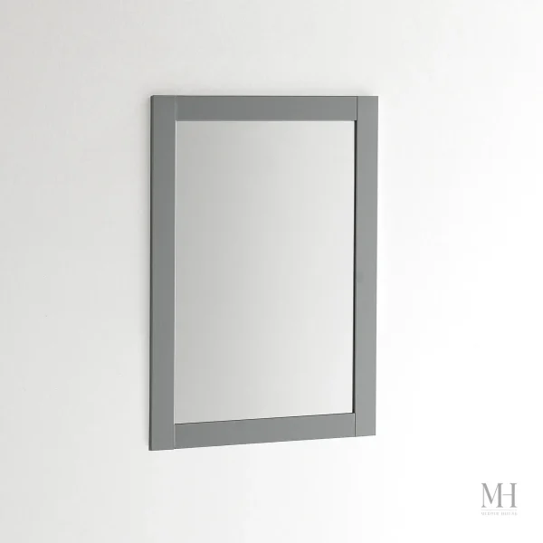 Miroir salle de bain rectangulaire au design sobre