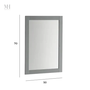 Miroir décoratif en bois pour une salle de bain élégante
